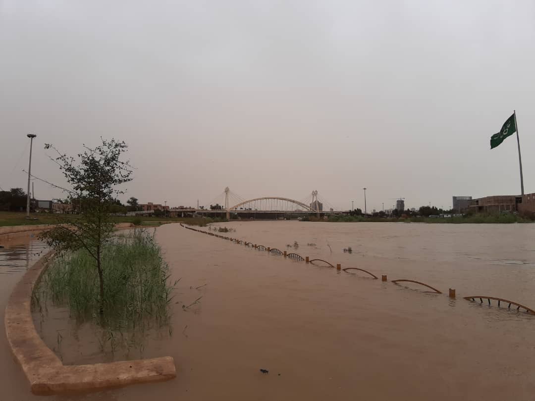 کنترل و مهار سیلاب در مناطق شمالی شهر بندری خرمشهر