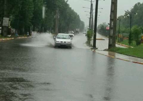 آبگرفتگی شهر‌های ساحلی خوزستان