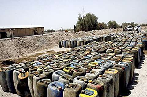 ۲۲ هزار لیتر سوخت قاچاق در «بندرلنگه» کشف شد