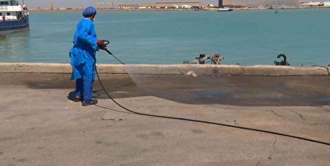 ضدعفونی ضربتی هندیجان علیه ویروس کرونا