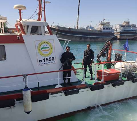 برگزاری مانور مشترک ارگان‌های دریایی ناجا و یگان حفاظت بندر چابهار