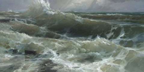 دریای خزر و خلیج ‌فارس مواج است