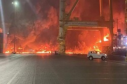 انفجار یک نفتکش در دوبی+ فیلم