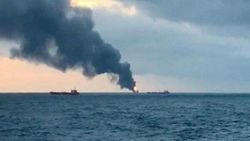 آتش گرفتن یک کشتی عراقی و جان باختن ۹ خدمه آن
