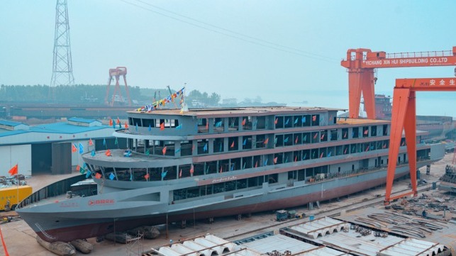 چین بزرگترین کشتی مسافری برقی جهان را می‌سازد