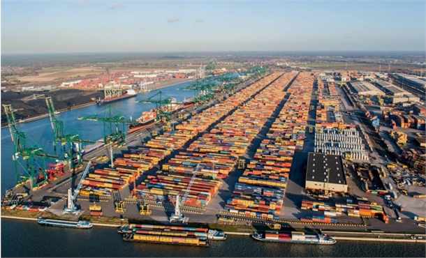 قرار گرفتن بنادر بلژیک در شلوغ ترین منطقه دریایی اروپا