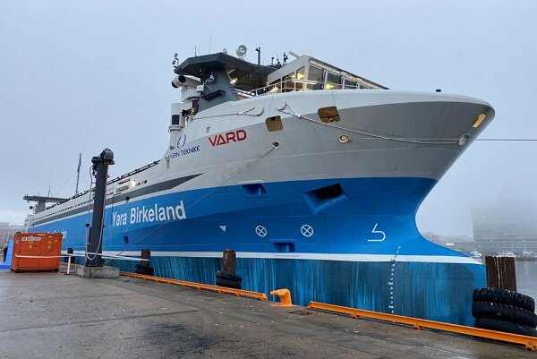 راه اندازی اولین کشتی کانتینربر برقی خودران جهان