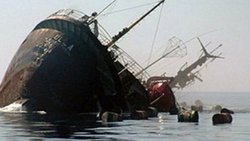 غرق شدن یک کشتی در گینه استوایی