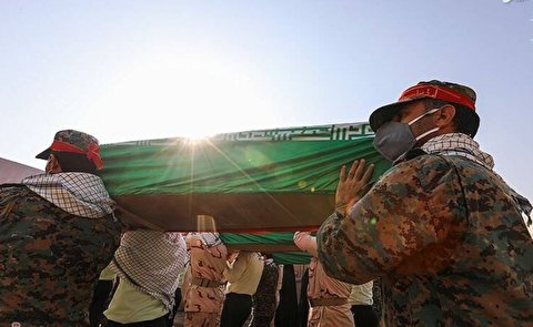 بازگشت پیکر‌های ۵۸ شهید گمنام دوران دفاع مقدس به کشور از منطقه آزاد اروند