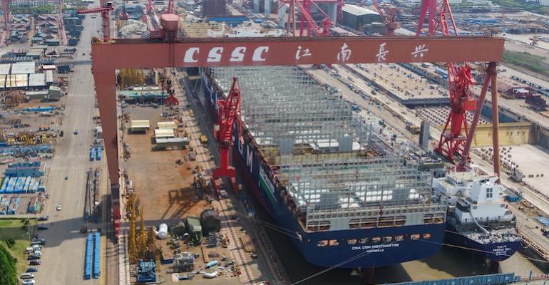 کارخانجات ساخت کشتی چین رتبه اول در بازار کشتی‌سازی جهان طی سال ۲۰۲۲