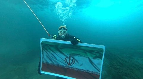 غواصی نخستین ایرانی در قطب شمال