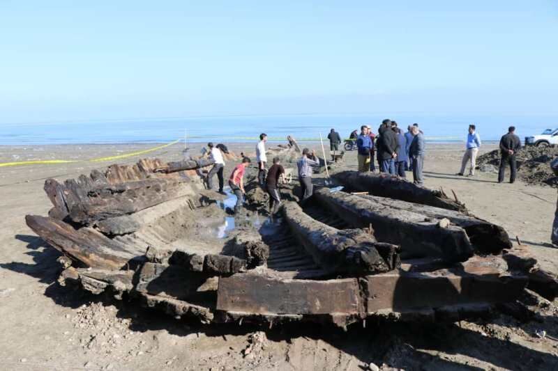 آخرین وضعت کشتی ۳۰۰ ساله دریای خزر/ قروق؛ مهمترین ظرفیت میراث فرهنگی دریای خزر
