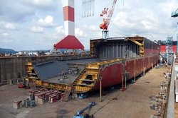 عملیات ساخت کشتی افراماکس ۳ آغاز شد