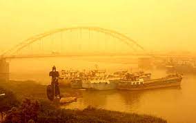 هشدار سطح زرد خیزش گرد و خاک در مناطق ساحلی خوزستان