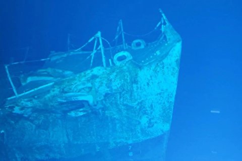 کشتی غرق شده‌ای که به بیشترین عمق دریا رفته است