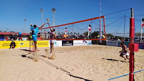 تیم والیبال ساحلی بندر بوشهر قهرمان مسابقات دیّر شد