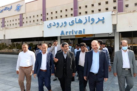 وزیر میراث‌فرهنگی، گردشگری و صنایع‌دستی وارد هرمزگان شد