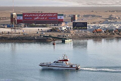 ۵۰ درصد جاده مجتمع بندری نگین بوشهر آماده بهره‌برداری شد