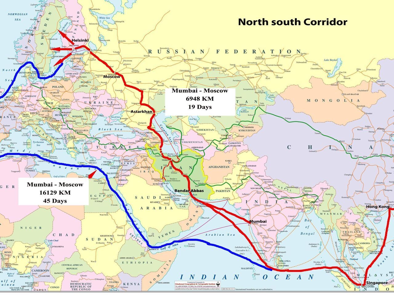 امضای توافقنامه ساخت راه‌آهن بین ایران و روسیه با سخنرانی رئیسی و پوتین