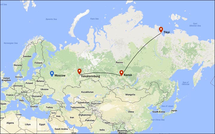 روسیه یک بندر در مسیر دریای شمال به روی ترافیک بین‌المللی باز می‌کند