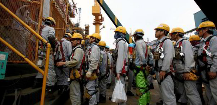 ۱۰ هزار کارگر خارجی و کره‌ای در بخش کشتی‌سازی کره جنوبی کار می‌کنند
