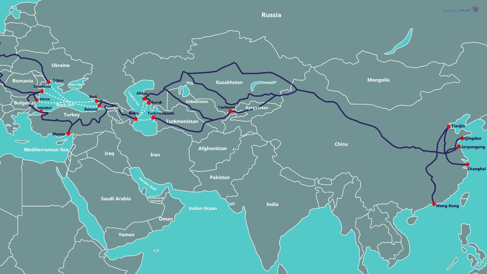 آذربایجان و ازبکستان یک شرکت لجستیک مشترک در مسیر  ترانس خزر ایجاد می‌کنند