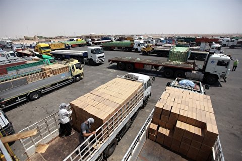 تداوم صادرات از منطقه آزاد اروند به عراق با وجود تردد زائران اربعین