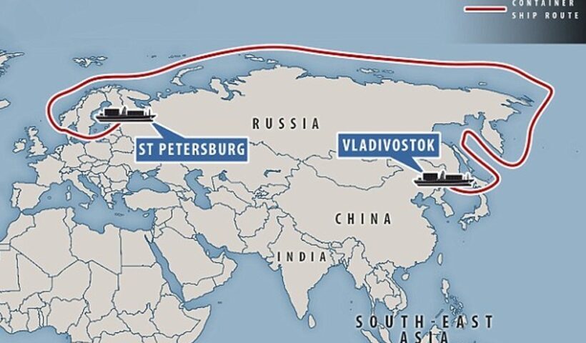 عبور اولین کشتی چین از مسیر شمال روسیه / ارزان‌تر و سریع‌تر از مسیر کانال سوئز