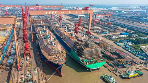 سفارش جدید ساخت کشتی در یارد‌های چینی ۷۶ در‌صد افزایش یافت