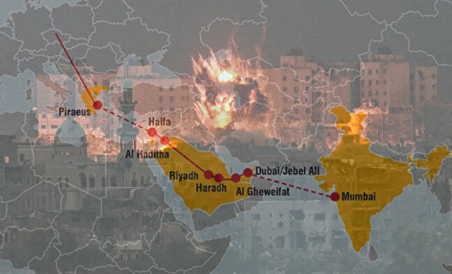 جنگ غزه ظرفیت کریدور هند-اروپا را نابود می‌کند
