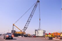 تخلیه چهار محموله فوق سنگین در بندر شهید رجایی