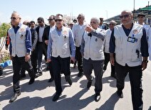 بازدید مدیرعامل سازمان بنادر از بندر شهید حقانی و بندرگاه نخل ناخدا