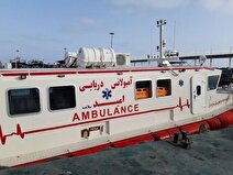 آمبولانس دریایی جزیره هرمز با همکاری خیرین راه‌اندازی شد