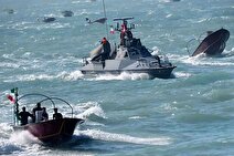 توقیف شناور حامل سوخت قاچاق در آب‌های میناب