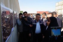 بازدید وزیر راه و شهرسازی از بندر شهید رجایی