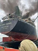 آخرین جزئیات از وضعیت کشتی تایلندی آسیب‌دیده در هرمز (+عکس)