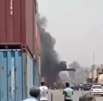 آتش‌سوزی یک کانتینر در بندر شهید رجایی/ حریق مهار شد