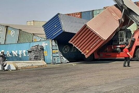 علنی شدن لیست ۵۰۰۰ کانتینر آسیب دیده بندر شهید رجایی