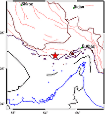 بندر لنگه ۳ بار لرزید