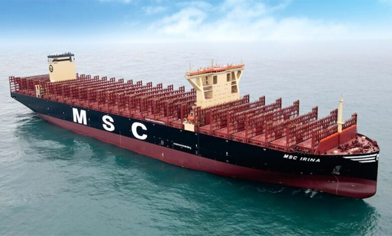 سفارش ۶ کشتی کانتینری غول‌پیکر توسط MSC به چین