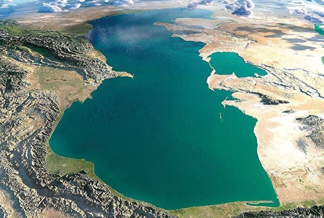 کاهش سالانه ۲۰ سانتی متر تراز آب دریای خزر/ تداوم پسروی آب دریای خزر طی ۲۵ سال آینده