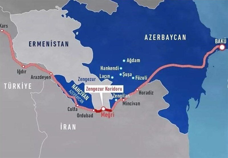 تلاقی استراتژی‌کریدور زنگزور و ژئوپلیتیک دریای خزر