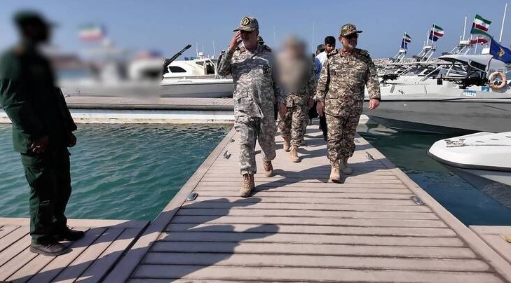 بازدید سرلشکر پاکپور از توان دفاعی نیروی دریایی در جزایر هرمزگان