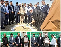 پروژه اصلاح و ترمیم بندر صیادی شیرینو کلنگ زنی شد