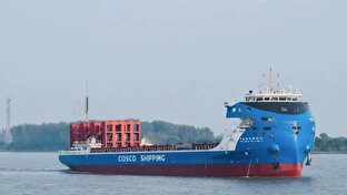 چین بزرگ‌ترین کشتی باری تمام‌برقی جهان را به خدمت گرفت