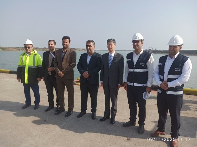 بازدید سفیر چین از بندر آستارا و بررسی فرصت‌های سرمایه‌گذاری و کریدور میانی