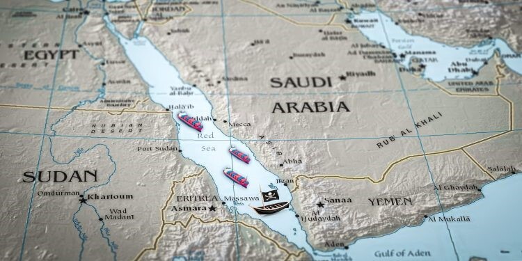 توقف حملات به کشتی‌های عبوری از دریای سرخ
