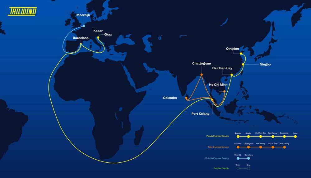 راه‌اندازی خط کشتیرانی جدید از بارسلونا به خاور دور