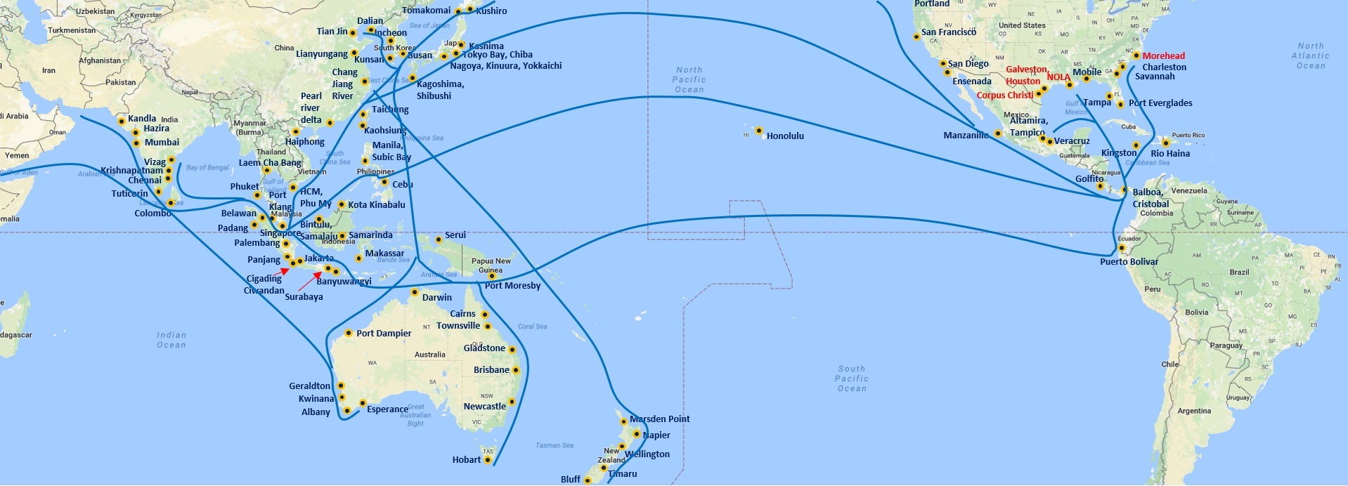 کاهش نرخهای عمومی حمل کانتینر در مسیر ترانسپاسیفیک کاهش نرخهای عمومی حمل کانتینر در مسیر ترانسپاسیفیک